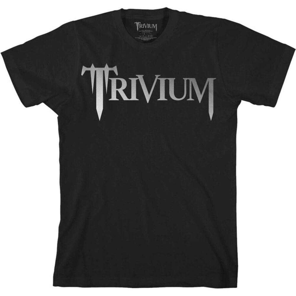 Trivium Unisex Adult Metallic Logo T-Shirt / Black